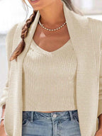 Full Size Ribbed Knit Tank and Cardigan Sweater Set Plus Size b481e96c-17c5-46de-b533-863da26305de-Max-Origin