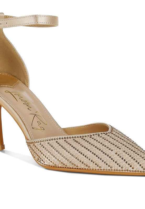 Wanda Pearls & Sequins Embellished Sandals b487eb9d-576f-4085-85a9-6df618949984