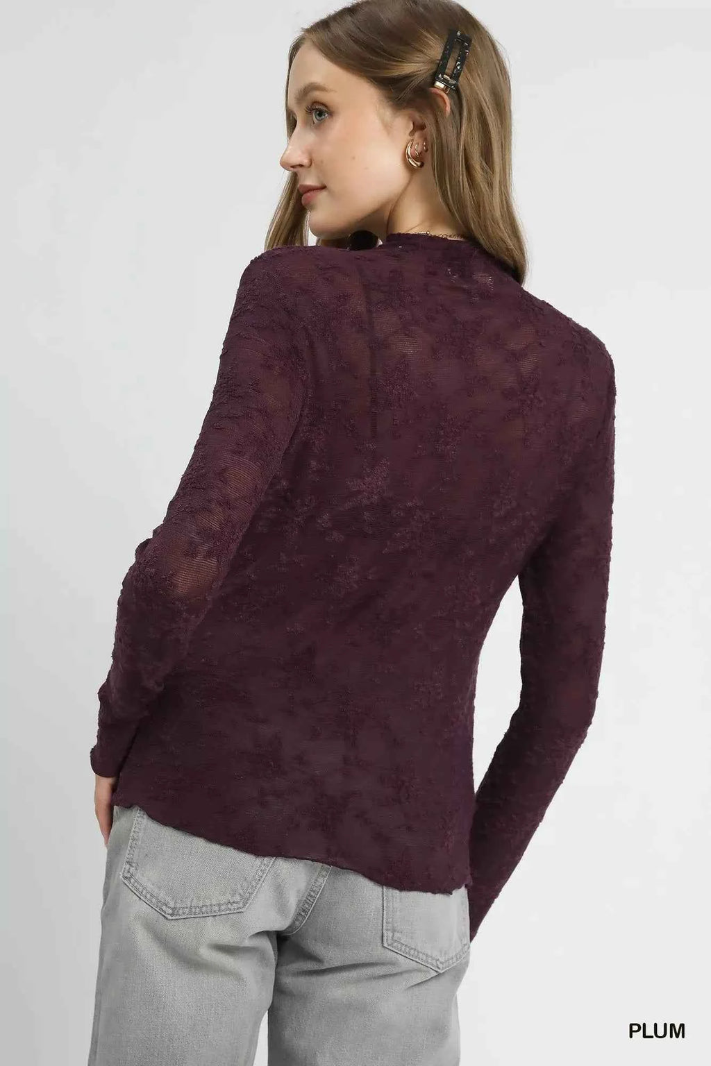 Umgee Lace Sheer Long Sleeve Top b49c50dc-bfed-4347-b267-3a0e057d1247-Max-Origin