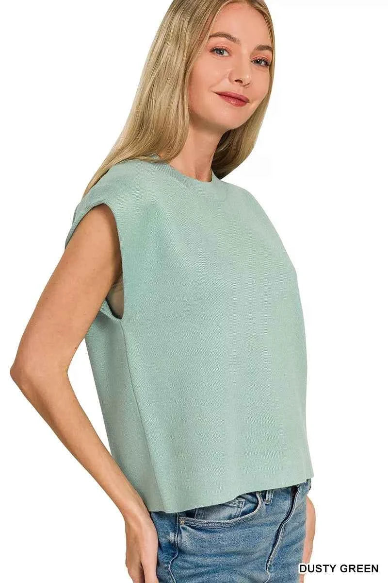 Zenana Round Neck Viscose Sweater Vest b4b152a98c1e4e30aa4b1fc5c8d6039a-Max-Origin