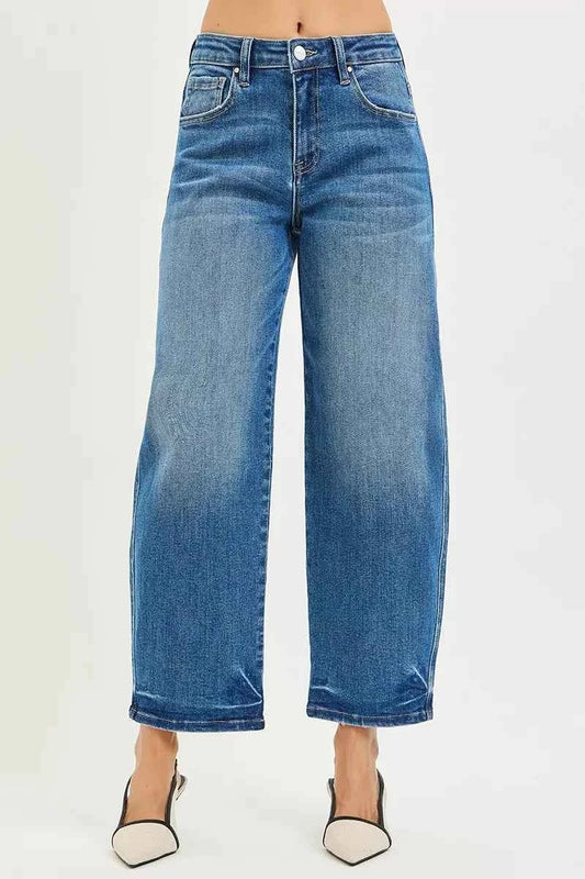 RISEN Slouchy Cropped Barrel Jeans MEDIUM b4c64a5b8b6e42bf8b3fdbc0bce0ec4a-Max-Origin