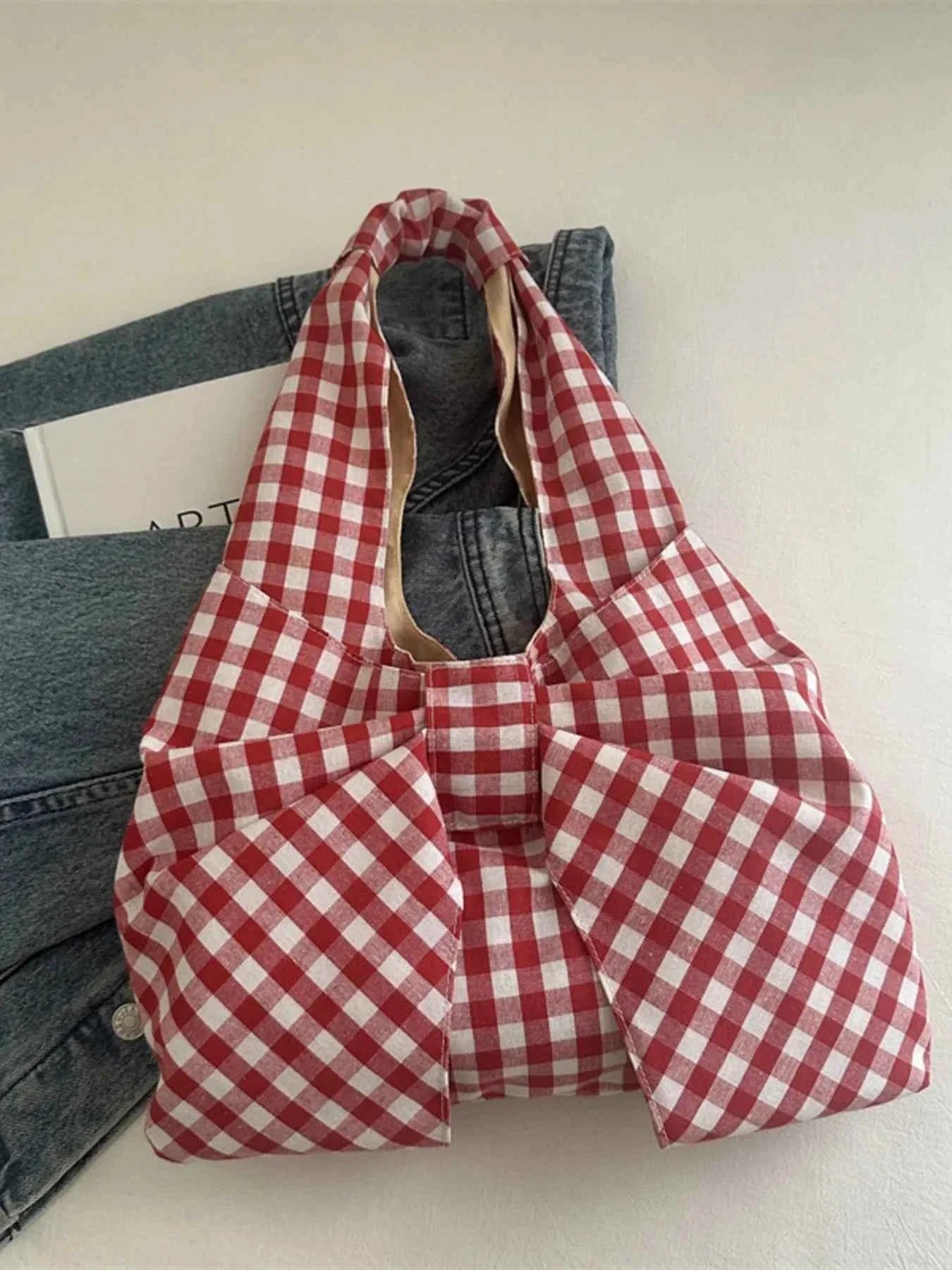 Ruched Bow Shoulder Bag b4c8abd937114c0ea786765493502871-Max-Origin