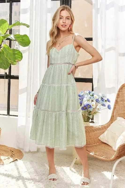 ADORA Gingham Detail Washed Dress b4d1bac7f09f4e9c9b1efcab68de8087-Max-Origin