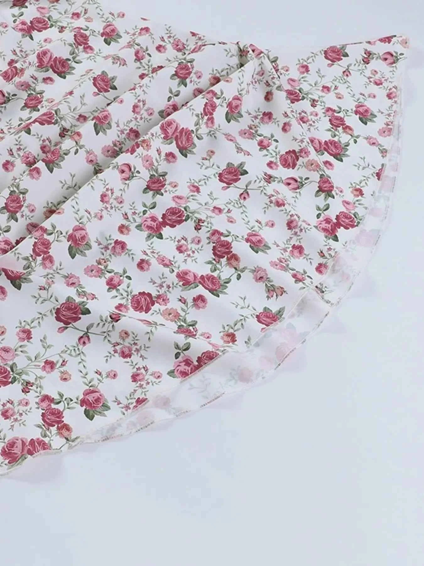 Floral Print Strapless Mini Dress b4d7327b6716469b87f2975a780ca79a-Max-Origin
