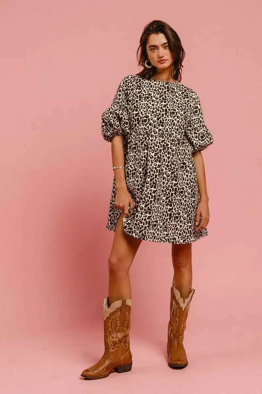 Leopard Denim Dress With Back Contrast Tie Detail b4fa794ec0a241f4ba00b971605128f3-Max-Origin