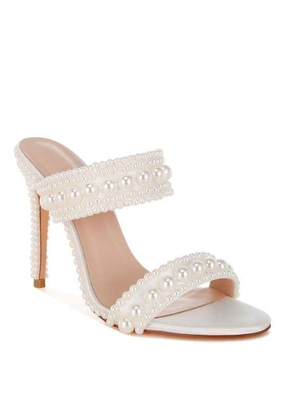 Ambrin Pearl Embellished Slip On Stiletto Heels b5158841-a084-4246-8855-ead6ad377aec_b2c92878-4ef7-45bb-9d4f-a07442ed7137