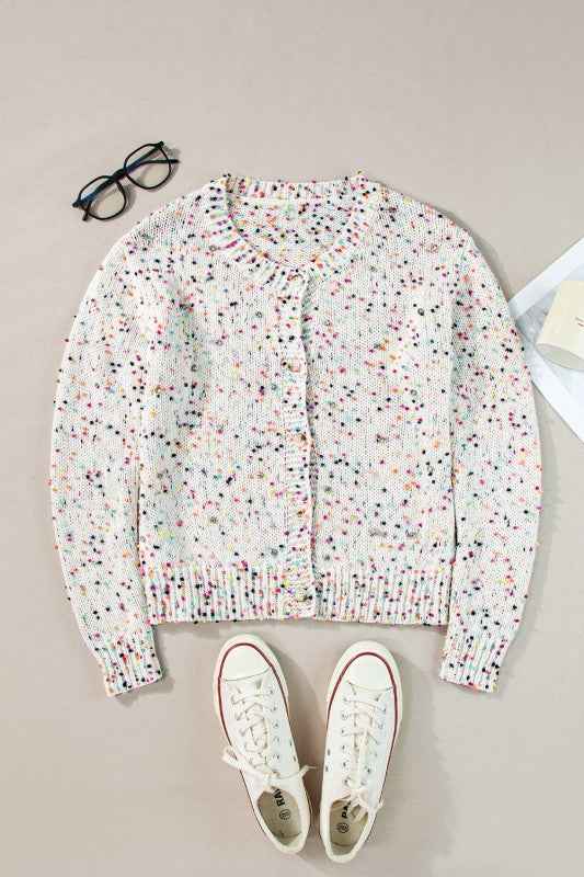 Vienna Rhinestone Decor Confetti Sweater b5219be9-9caa-48c6-99c0-ab895870dd6c