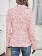 Floral Print Single Button Blazer with Pockets b5336eaa423f43abbd9b5001c367b488-Max-Origin