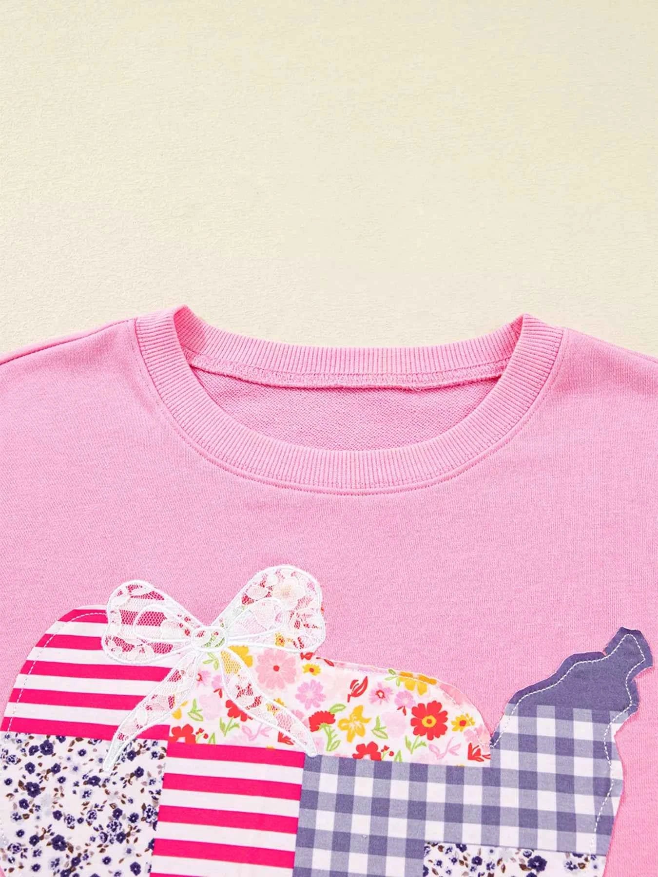 USA Map Patched Long Sleeve Sweatshirt b53ea1516b6448328552228d0c50d03a-Max-Origin