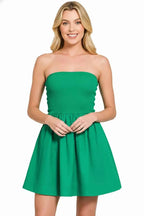 Zenana Combined Knit Tube Top Flare Mini Dress b54126bd-9a7d-407a-9e60-e6e5f6ed3779-Max-Origin