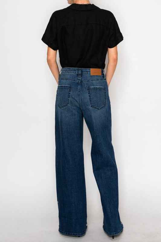 AT2108WDD - High Rise A-Wide Jeans b54ef35e-b394-48c0-b5af-6b776af6c210