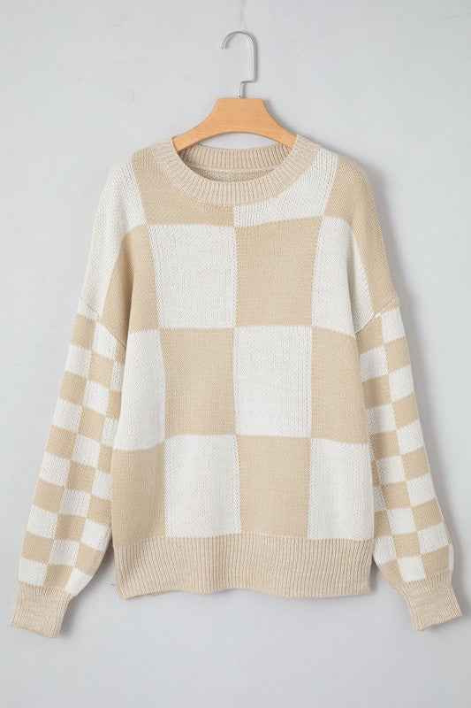 Vivifira Print Drop Shoulder Sweater b54f3280-af5a-4ec6-83aa-0954c0fab1e9