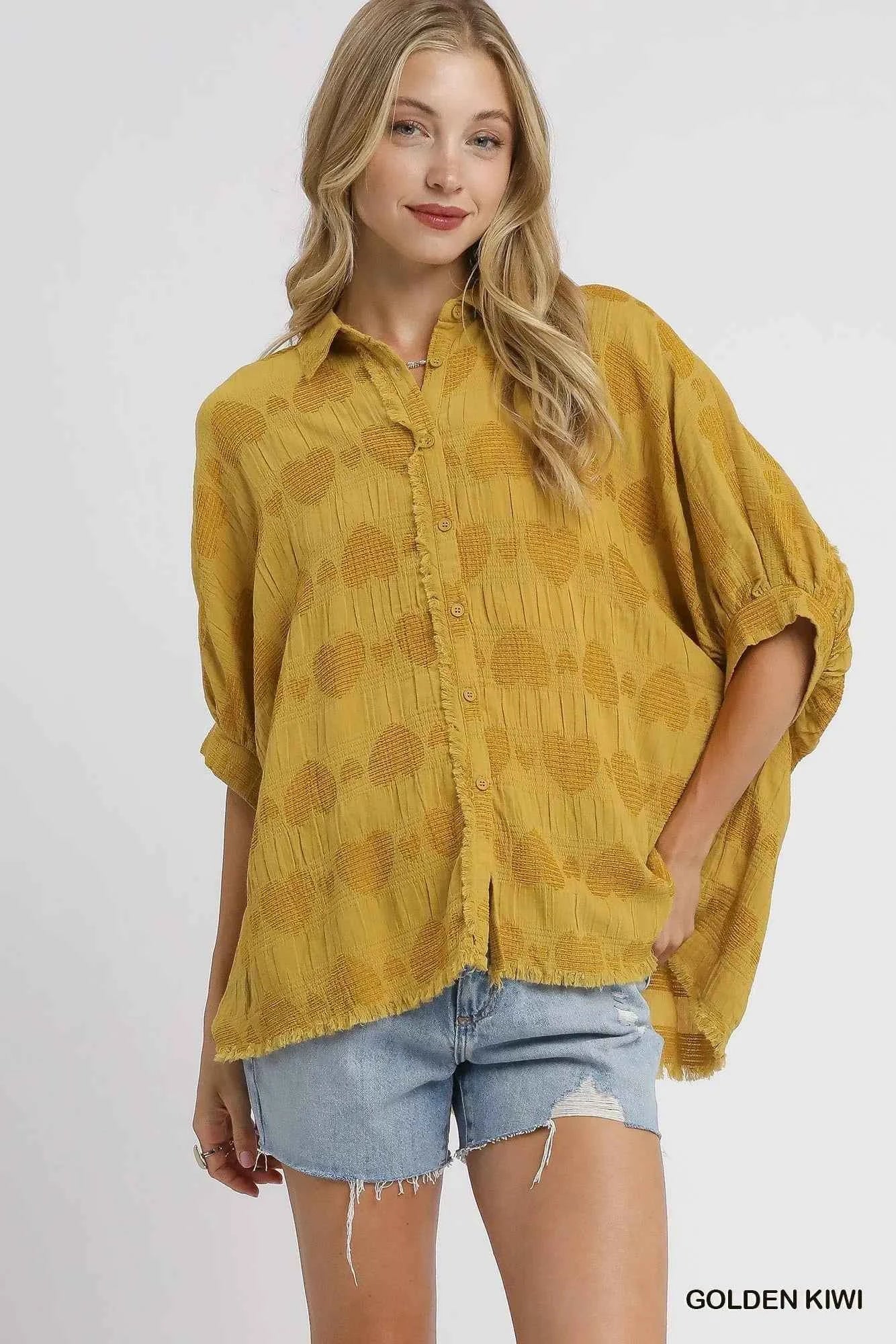Umgee Jacquard Heart Collared Shirt b560b69c-4017-4128-841c-bbb606c46b39-Max-Origin