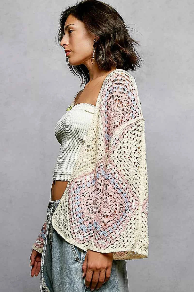 POL Open Front Crochet Cardigan with Granny Square Pattern b56454b4-c1e6-43d4-bc69-cc5a6cd1ad40-Max-Origin