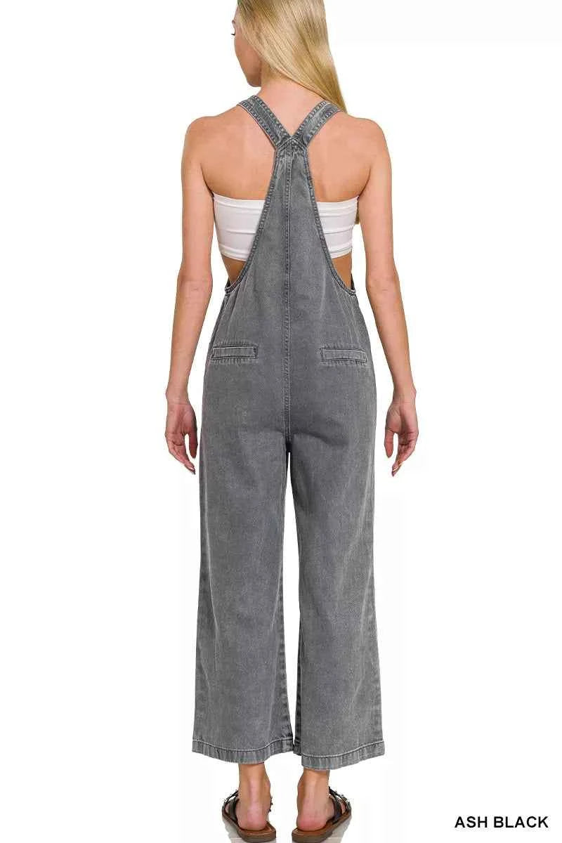 Washed Knot Strap Pockets Jumpsuit b57e41ea-1865-4ed9-beb4-0e8a05747c37-Max-Origin