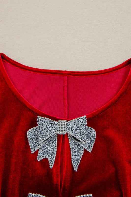 Bow Velvet High Waist Mini Dress b59b01cb-2413-41fd-ae39-7d2cba44c621_e7fa016e-14b0-4b19-a351-d2f467e0ae05