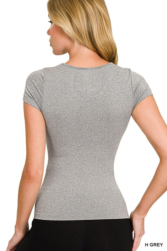 Seamless Crew Neck Tee b5a94af5ec1847fba3660fb4eb1c0038-Max