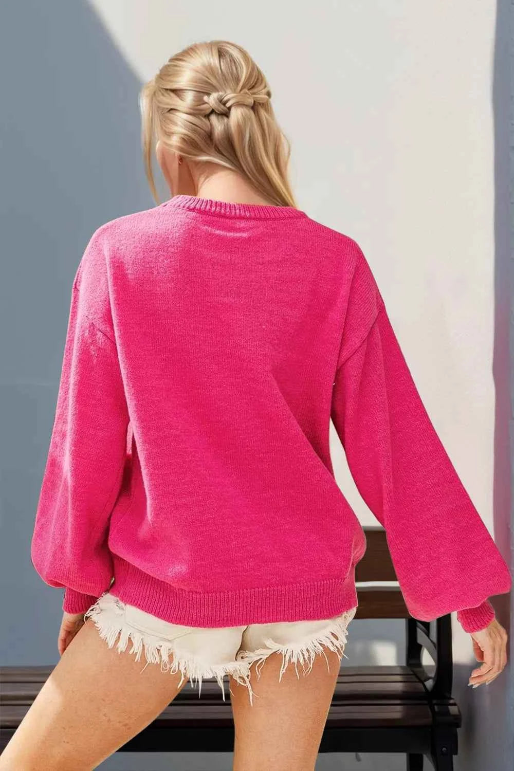 Double Take Full Size Sequin Nutcracker Long Sleeve Sweater b5c0048c-8112-4215-ad06-caa8551690b4-Max