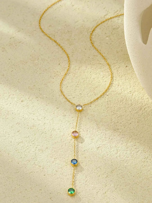 18K Gold-Plated Stainless Steel Zircon Y-Drop Necklace b5e159b1-47f0-4e5f-ab10-1c242b762f42-Max-Origin