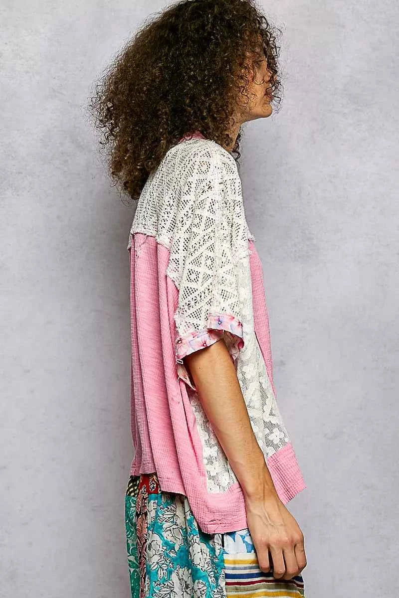POL Floral Patchwork Lace Accent Blouse b5f2e9bf-b1ee-4361-a3a7-ddf82ef6ed97-Max-Origin