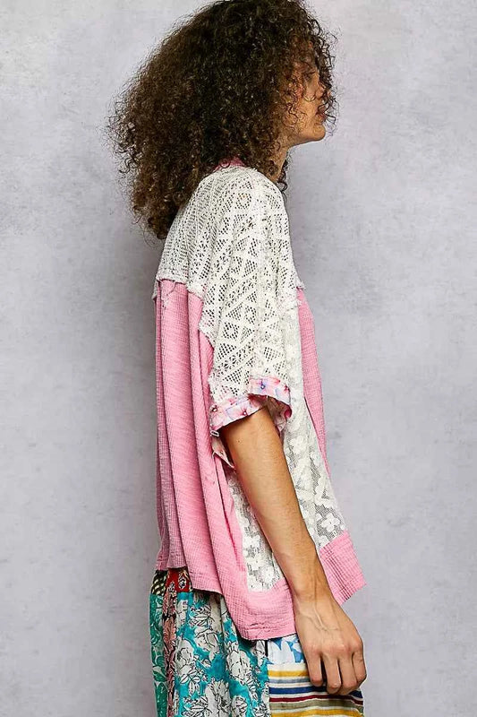 Floral Patchwork Lace Accent Blouse b5f2e9bf-b1ee-4361-a3a7-ddf82ef6ed97-Max-Origin