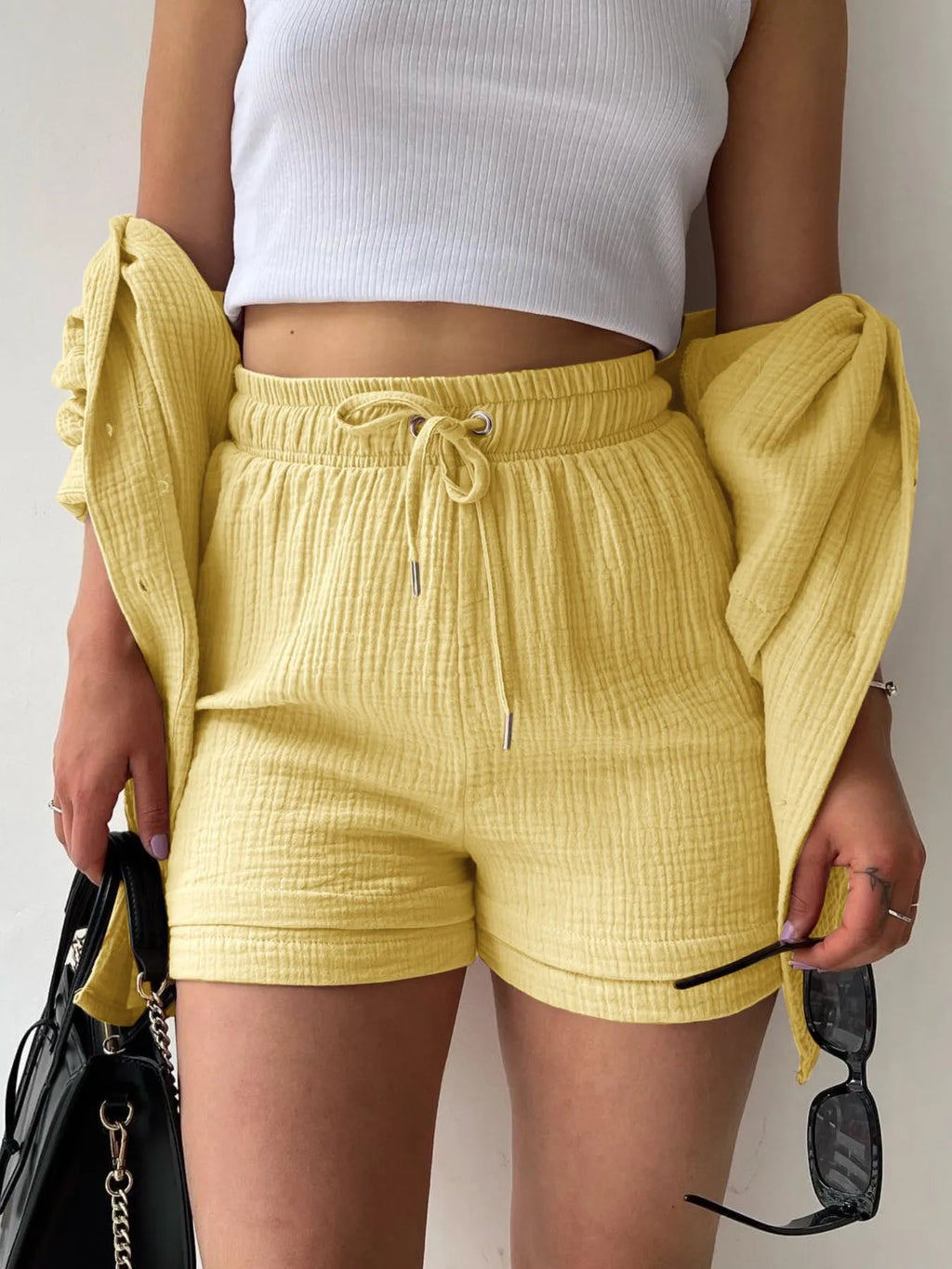 Textured Button Up Shirt and Shorts Set b611a8c7-84b4-4ecb-b713-b80e9f6ca470-Max-Origin