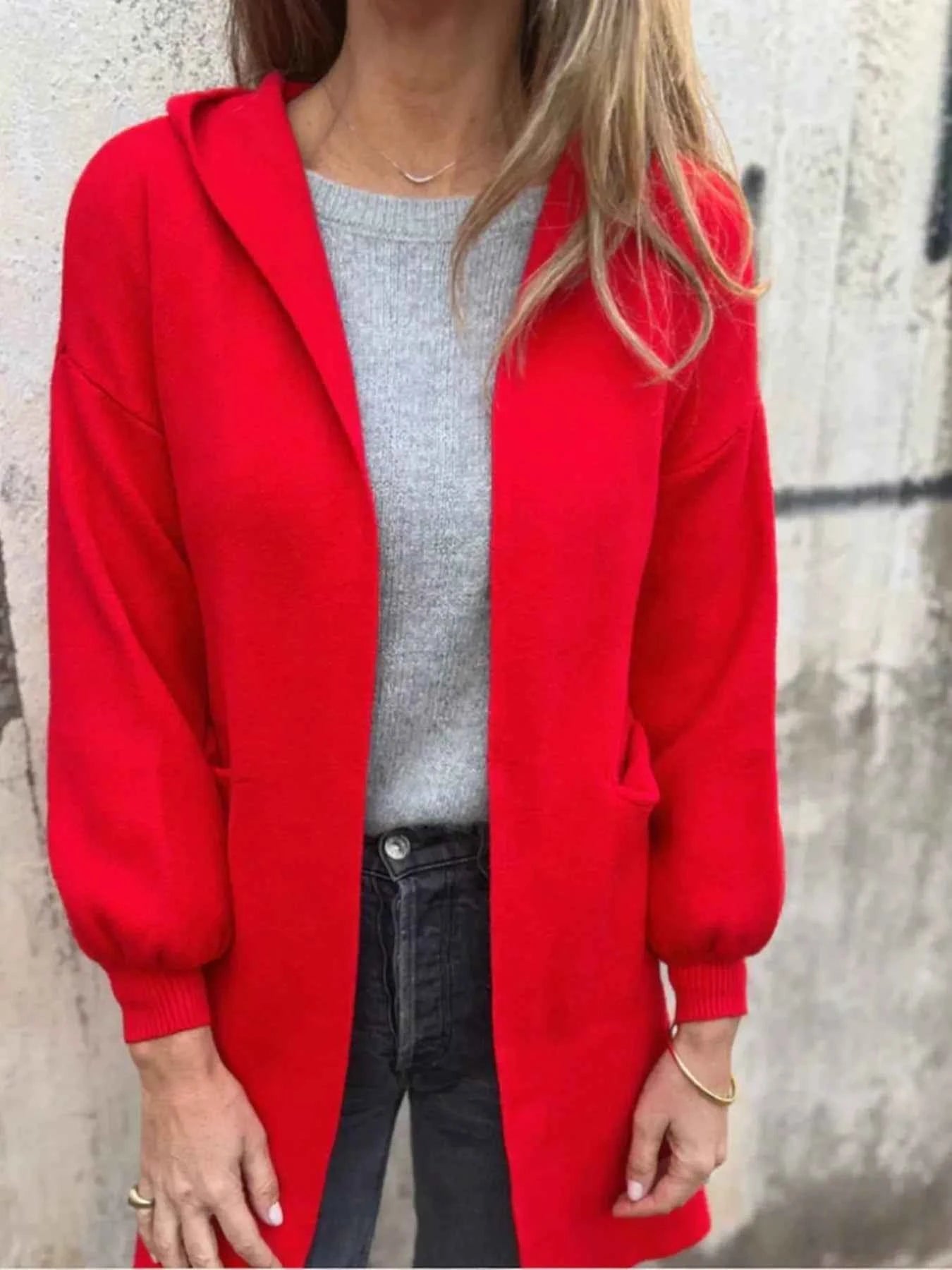 Full Size Open Front Hooded Cardigan Plus Size b61bc219ed4a4c6d89e93f205c8bbea5-Max-Origin