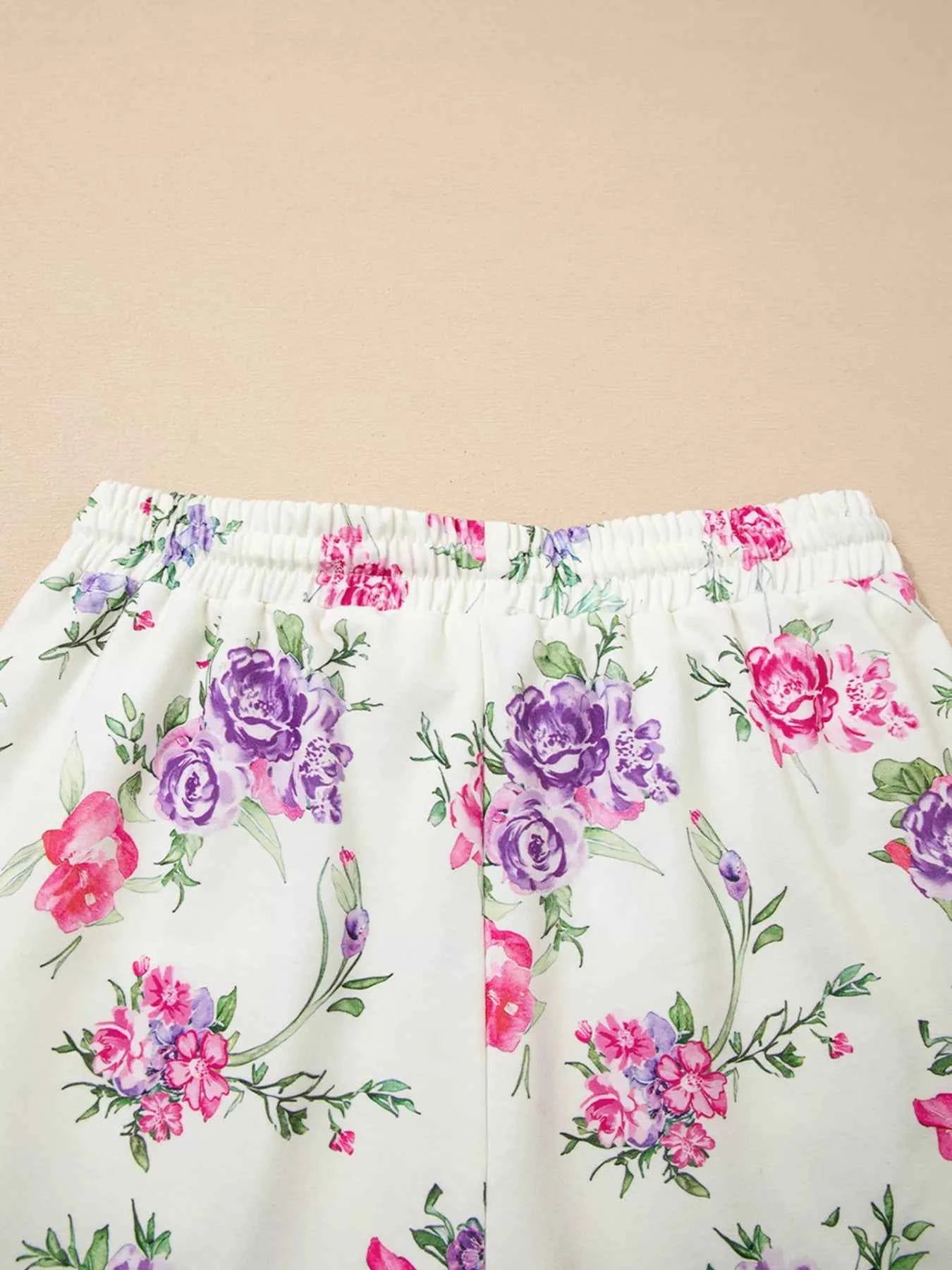Floral Print Round Neck Top and Drawstring Pants Lounge Set b61cbe514b4d4fe48ccb7b682babeea0-Max-Origin