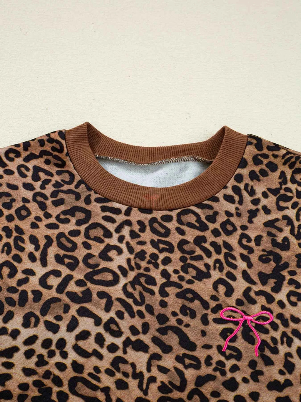 Leopard Print Contrast Trim Long Sleeve Top and Pants Set b63eb67a84984065a67df959b47b5cfc-Max-Origin