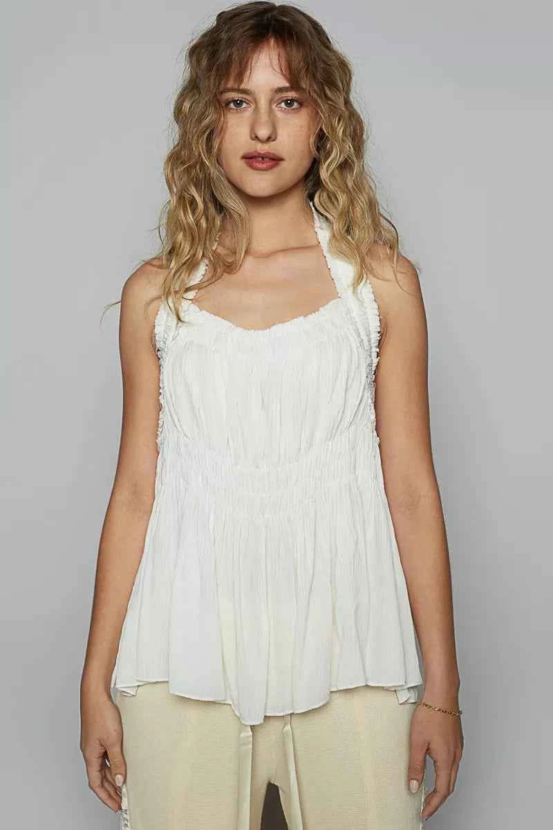 POL Backless Halter Sleeveless Top with Smocking Shirring Detail b6818cd4-63c0-4503-8a92-2f205325dbab-Max-Origin