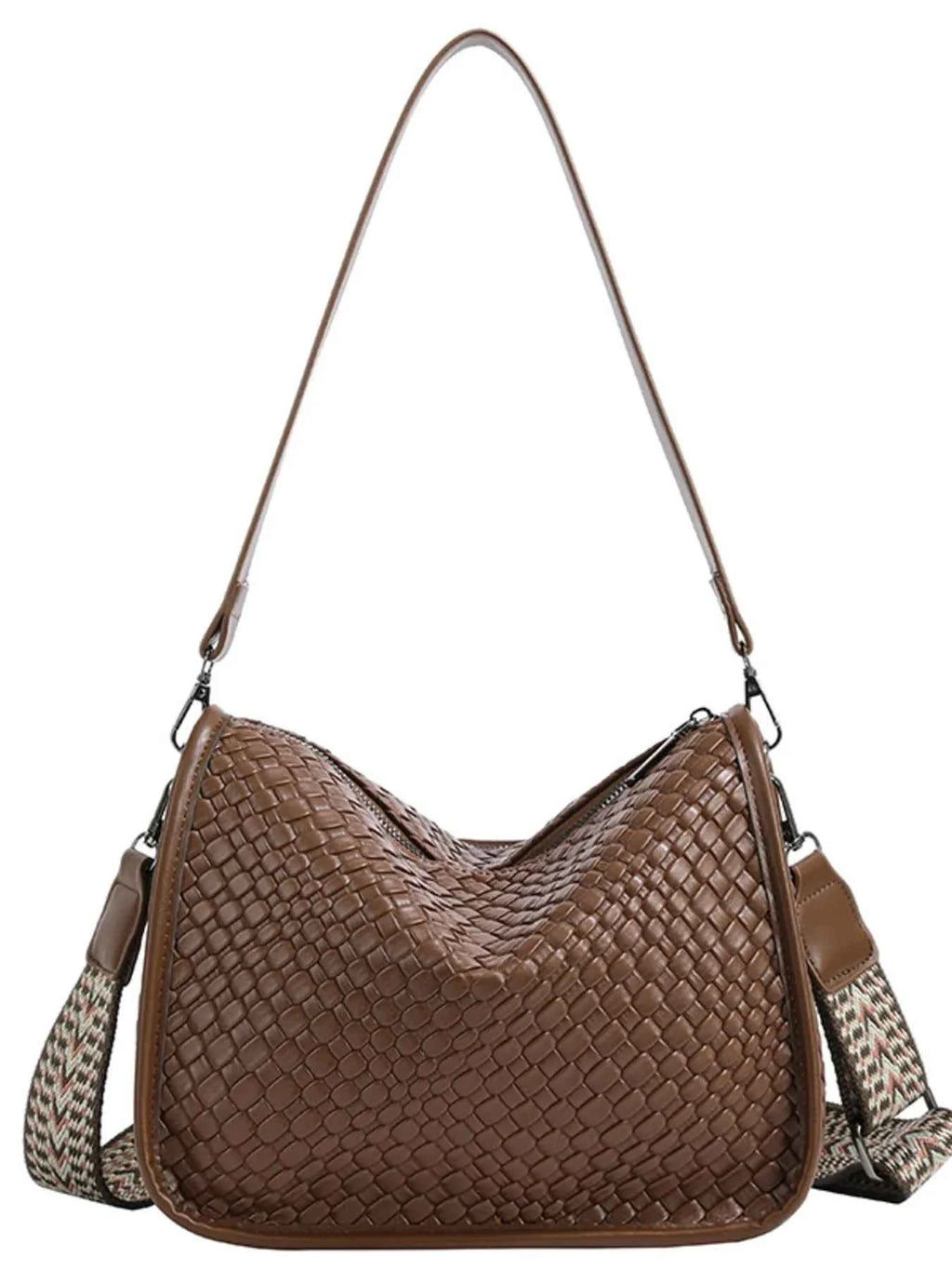 Textured Leather Shoulder Bag b69671bd6cd448679838eb11502c04b5-Max-Origin