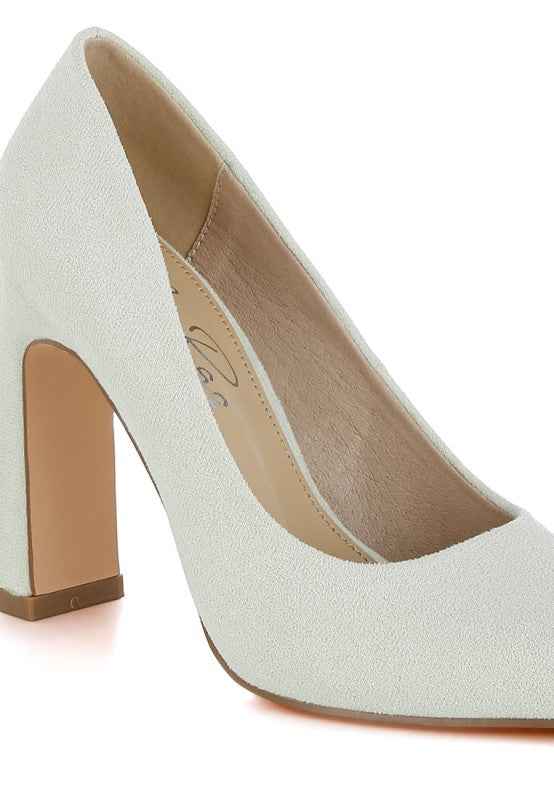Uboa Slim Block Heel Pumps b6bbd93c-8e9f-4028-9a9a-548c8dde9744