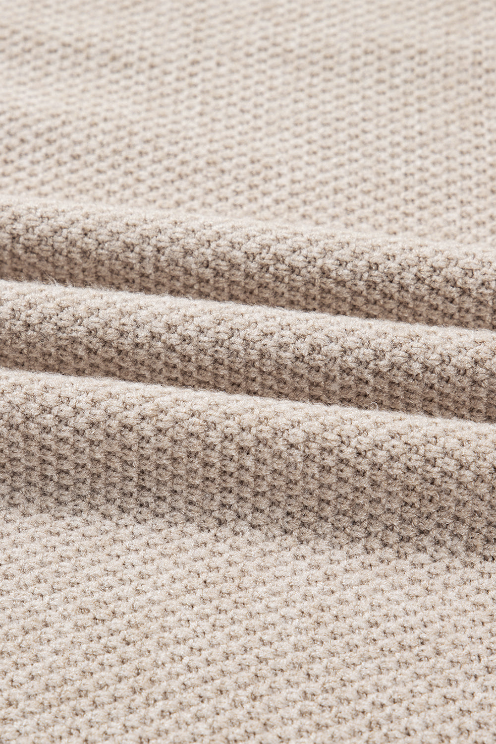 Dark Brown Colorblock Striped Sleeve Detail Knit Sweater b6c3f2c322f46860