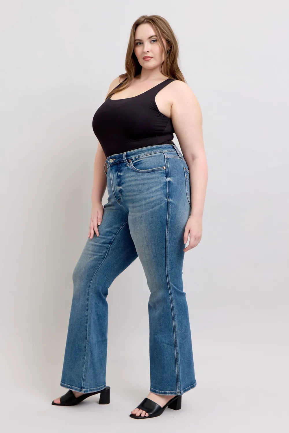 Judy Blue MR Tummy Control Vintage Wash Jeans b6c6193d-b2d4-4d8c-846b-3f1fecfa527b-Max