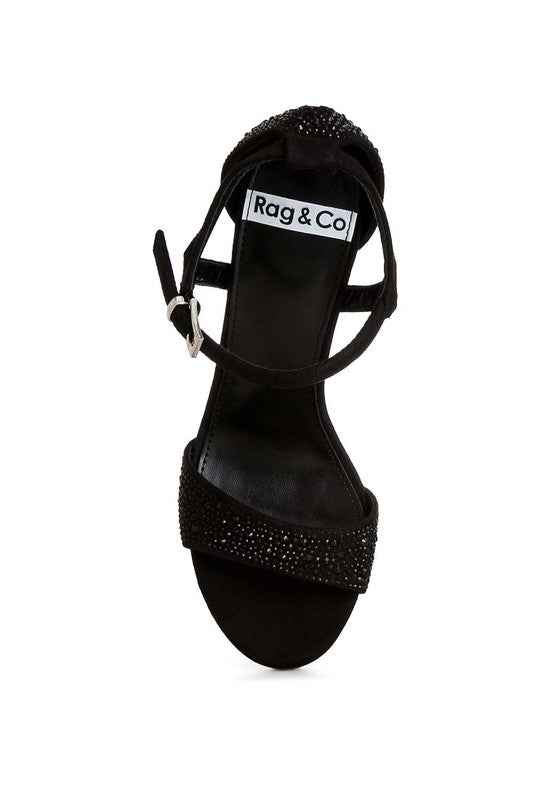 Navoli Rhinestones Embellished Sandals b6c6b4c2-a497-4410-9f7a-980daaf03ed5