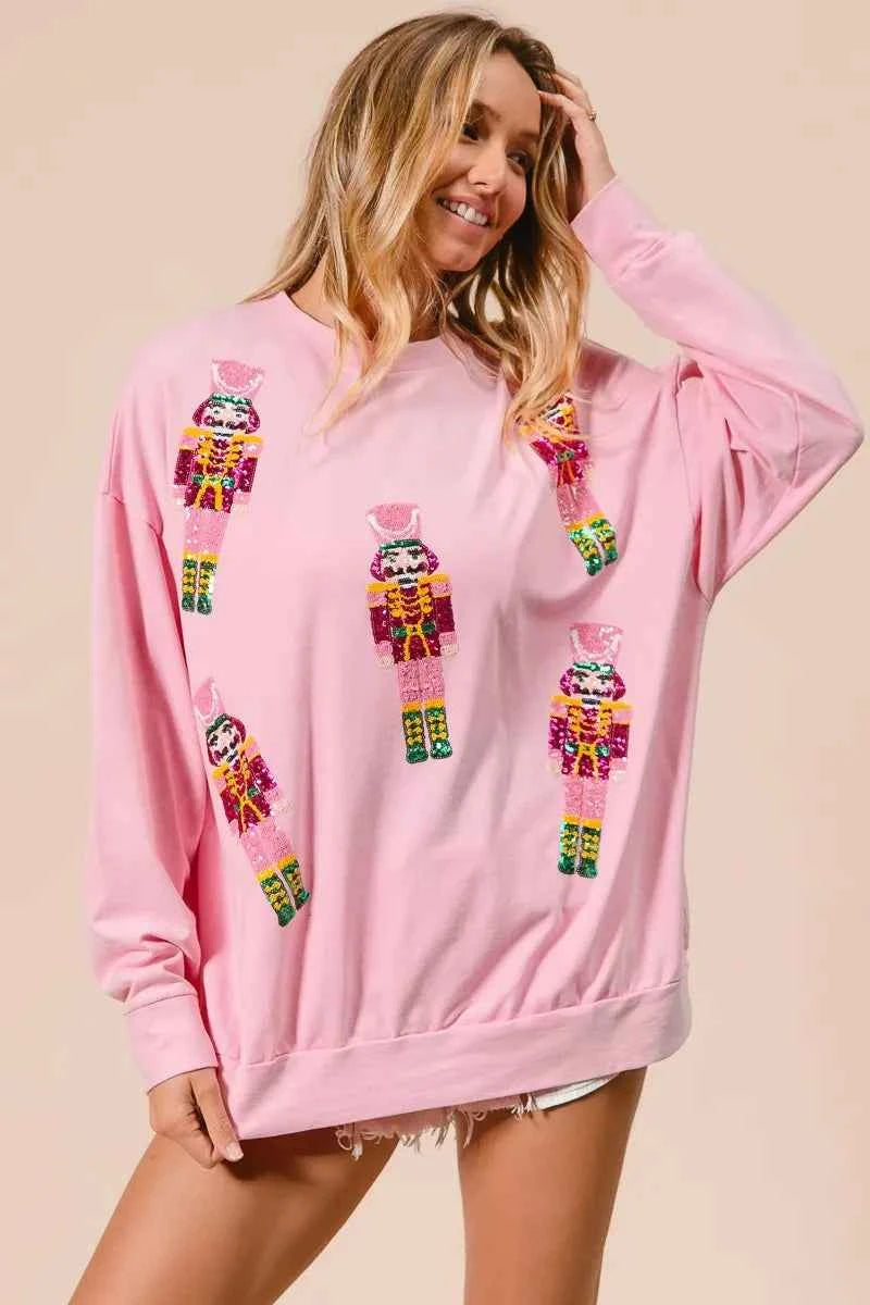 BiBi Sequin Nutcrackers Embroidery Christmas Sweatshirt b6cfe8cfc8b547bdb54a9e78623f9a2a-Max-Origin
