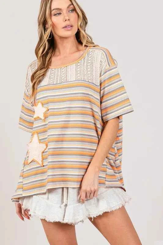 SAGE+FIG Accent Striped with Star Applique T-Shirt b6e72e54376742ae856ac2cd9a3aac74-Max-Origin