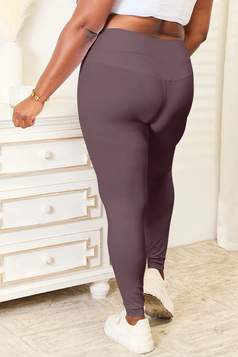 Double Take Wide Waistband Sports Leggings b705ce96-da22-4885-b881-edae61ab7bc8-Max