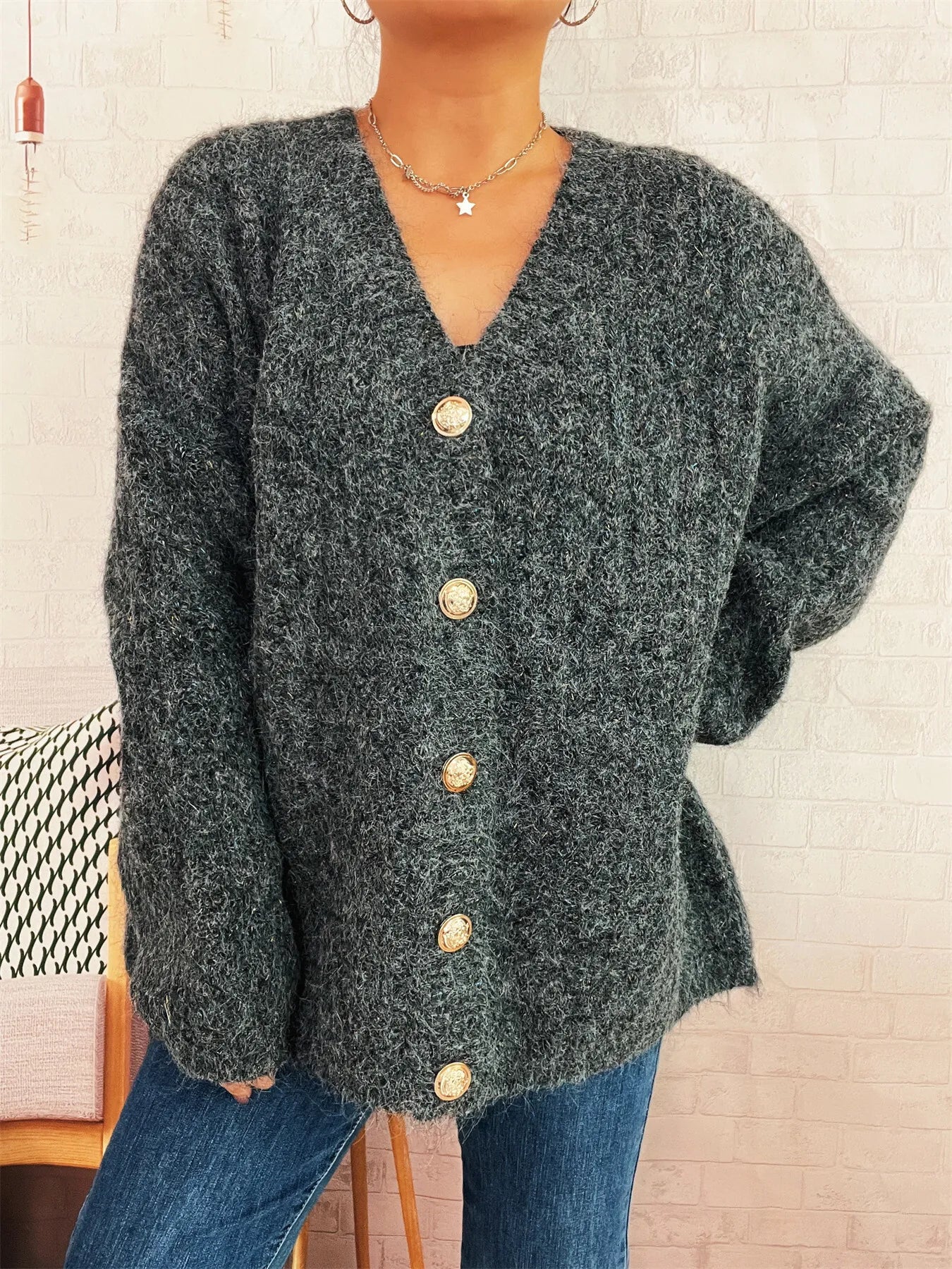 Cable Knit Button-Up Cardigan b7307c4f5b73453a9db9a3aacff9cf2c-Max-Origin
