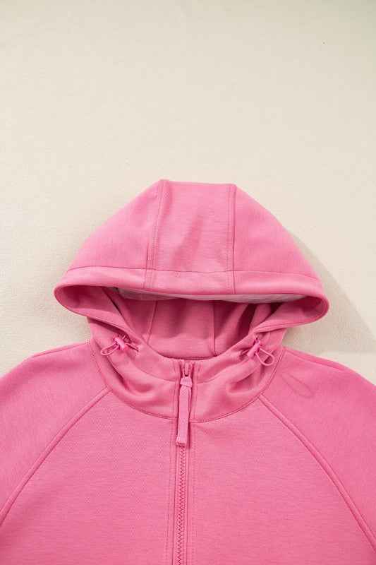 Solid Zip Up Hoodie and Pants Set b770174a-5308-4b8b-a9e8-246c39b4a066