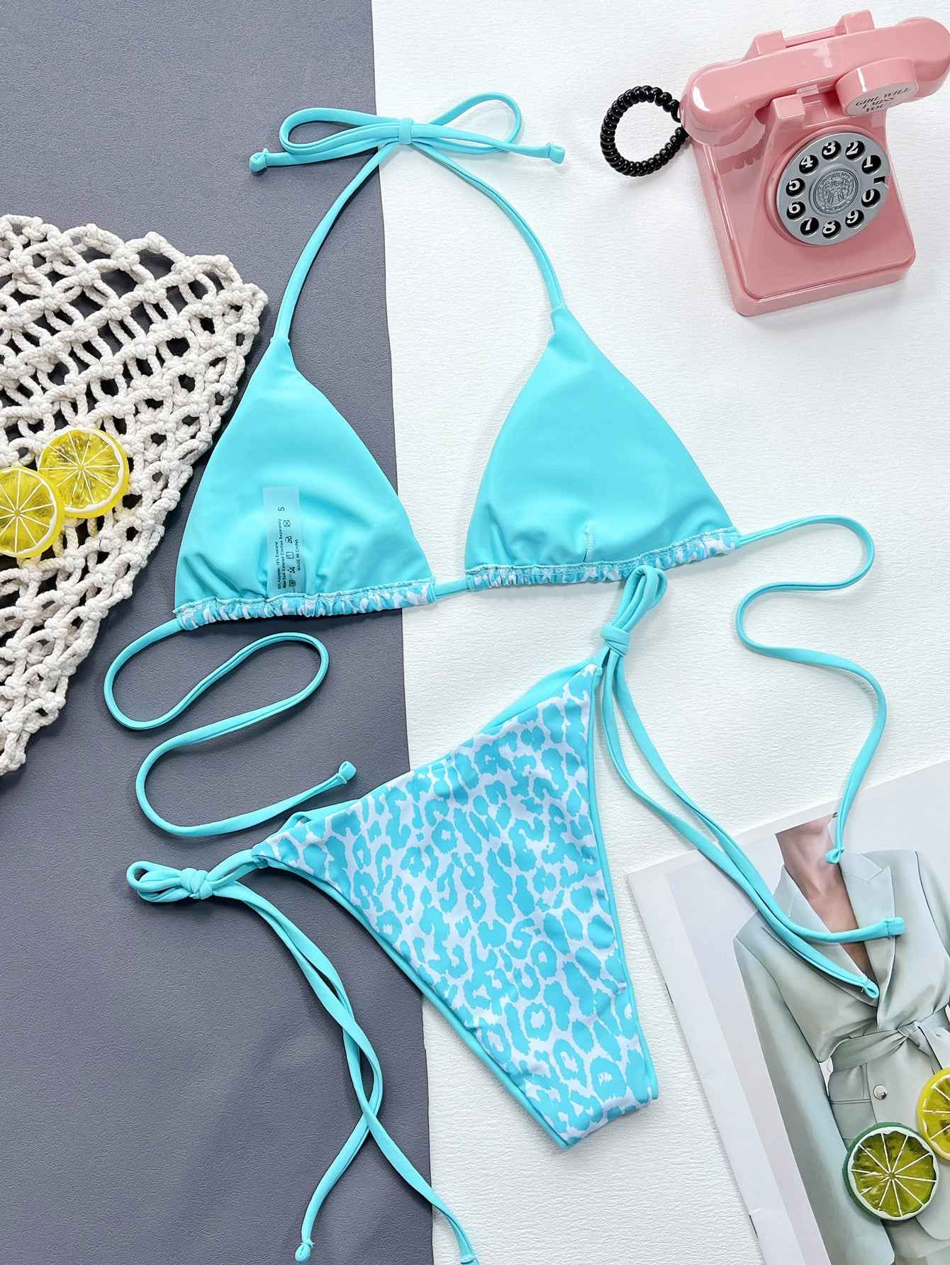 Leopard Print Halter Neck Tie Side Bikini Set b77bcf2f24124e4bb484aae89c7b639f-Max