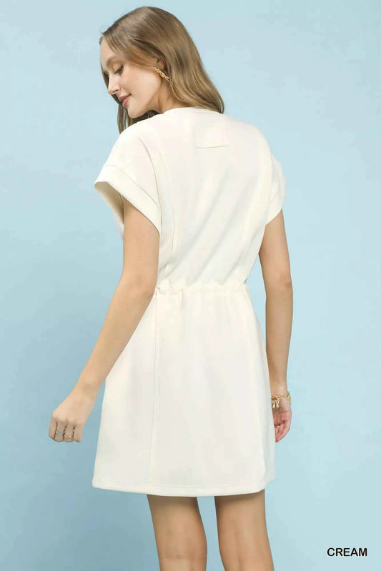 Knit Zip Front Drawstring Dress b78d0608-64c1-4a40-9679-a2ff4bd4bd27-Max-Origin