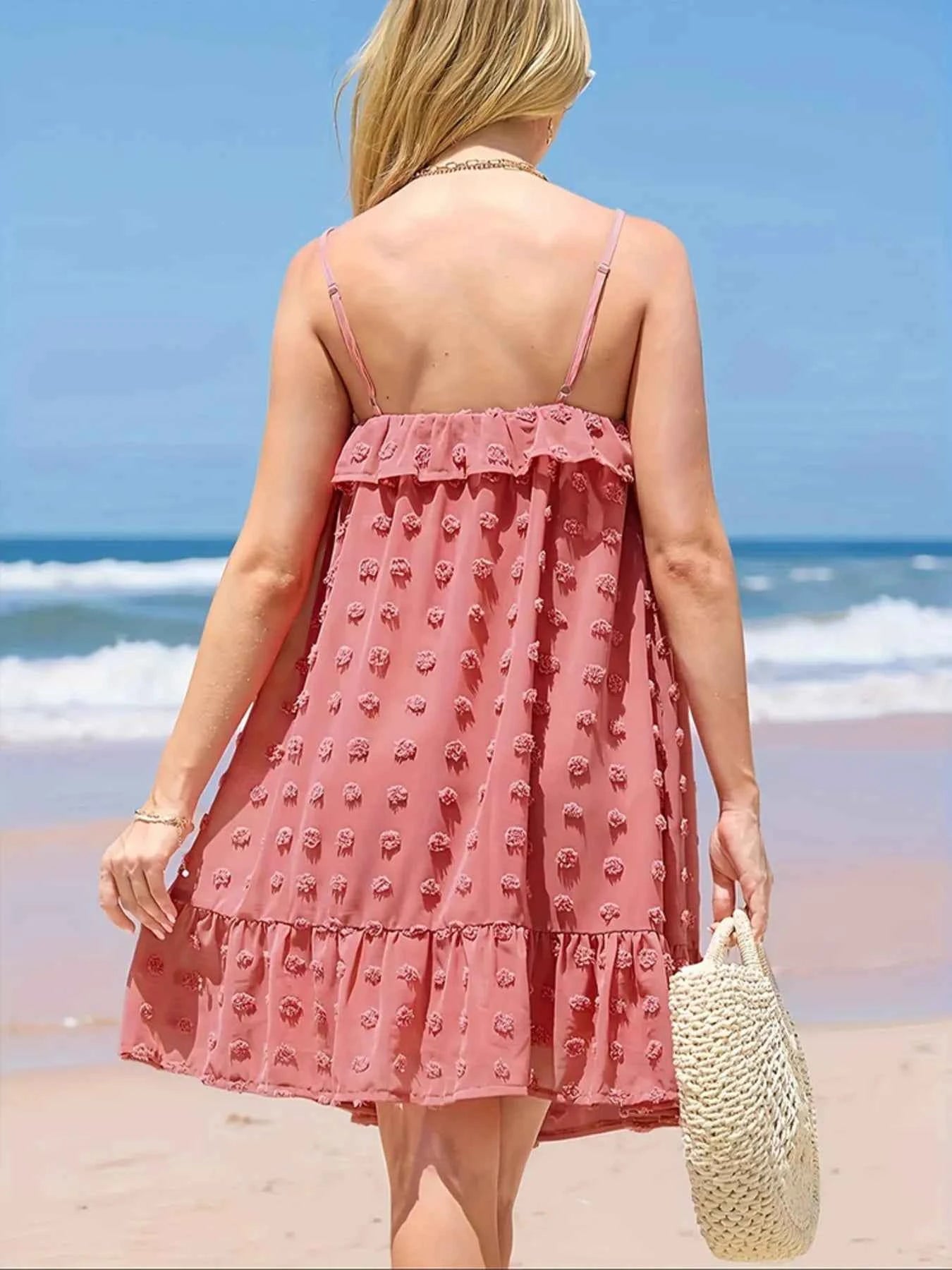 Ruffled Swiss Dot Cami Dress b7c3c7a034024c27929030c7ad930852-Max-Origin