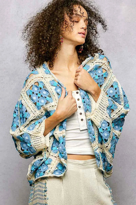POL Open Front Floral Crochet Cardigan b7f1029d-e61d-480c-bf4e-747fb18f5b02-Max-Origin