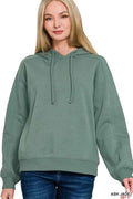 Zenana Drawstring Relaxed Fit Fleece Hoodie ASH JADE b801e948c0c84886b9de4b3662409232-Max-Origin