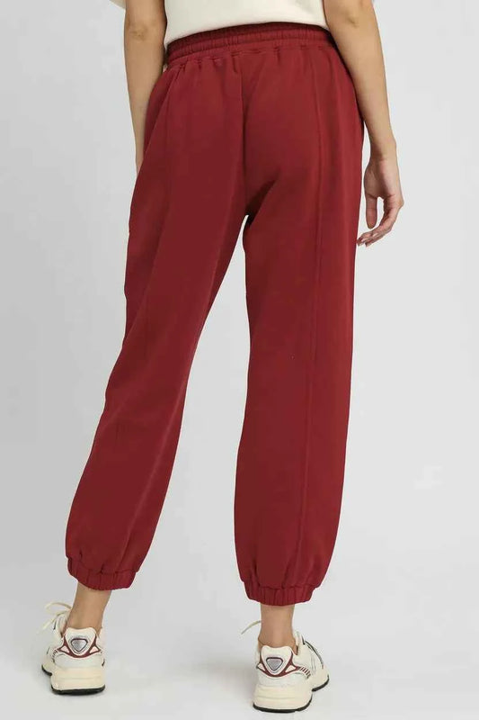 Umgee Fleece Jogger Pants with Drawstring b84373d8-5b60-4deb-9e56-6a8709f3b6ff-Max-Origin