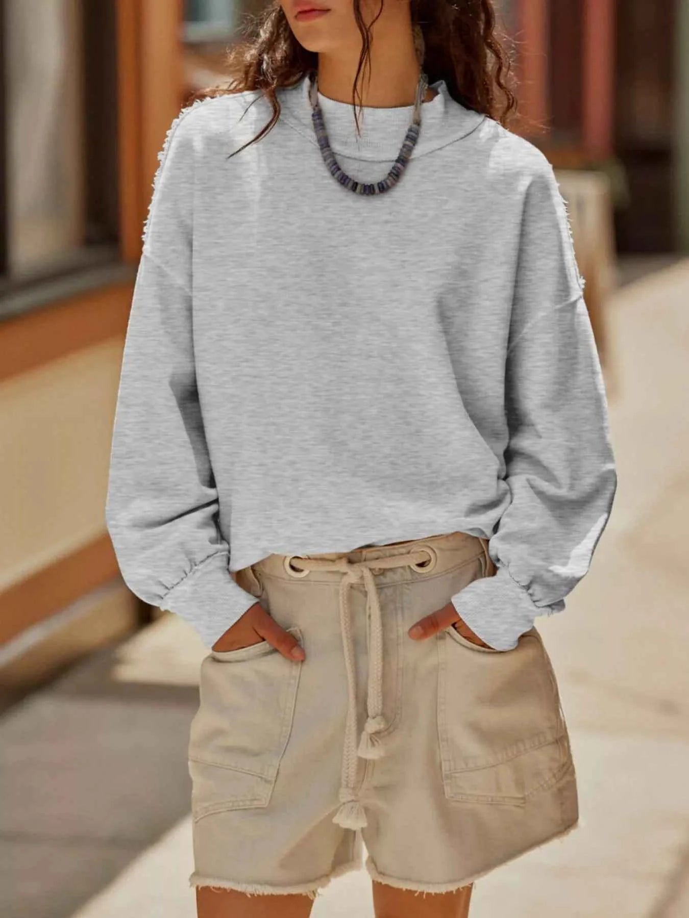 Relaxed Fit Dropped Shoulder Sweatshirt b85779c1-cc07-49ee-8927-6885a89424b9-Max-Origin
