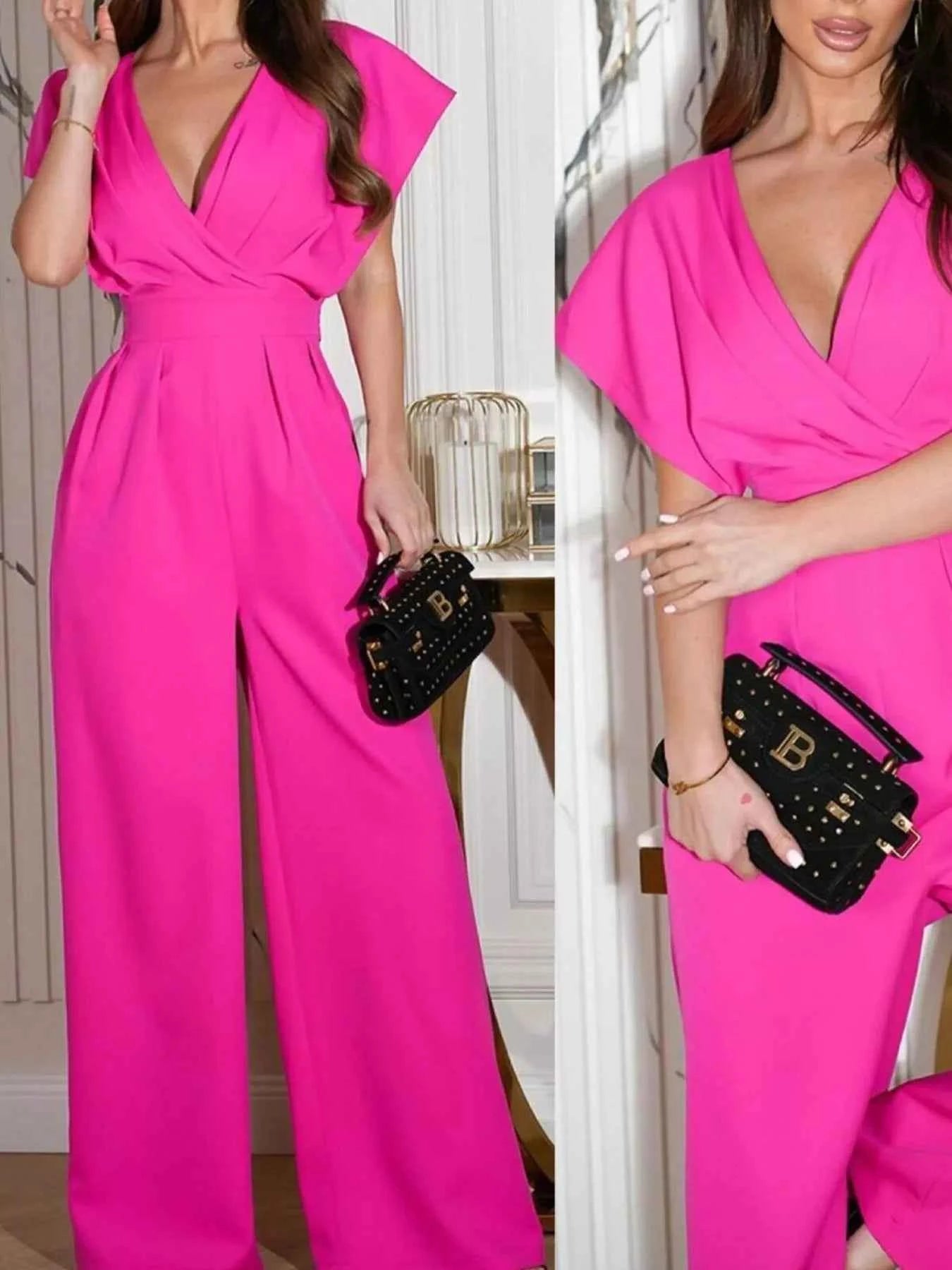 Surplice Wide Leg Jumpsuit b8821f71-c547-49ca-a623-b824dd63ede6-Max-Origin