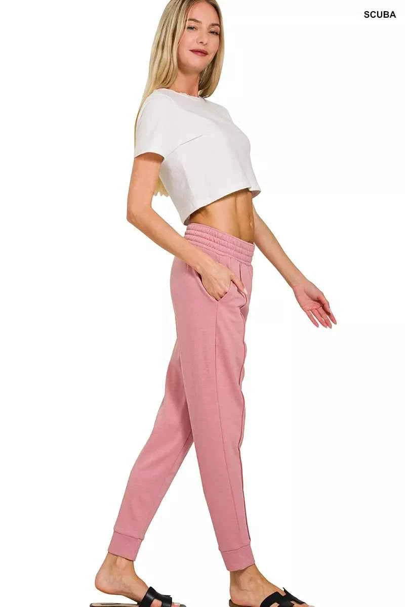 Zenana Scuba Half Zip Pullover and Jogger Set b8b288bdc4764218a8864f7897a3ce64-Max-Origin