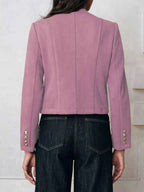 Round Neck Button Up Blazer b8b92c1f-70e6-4b99-b53c-1838a513b428-Max-Origin